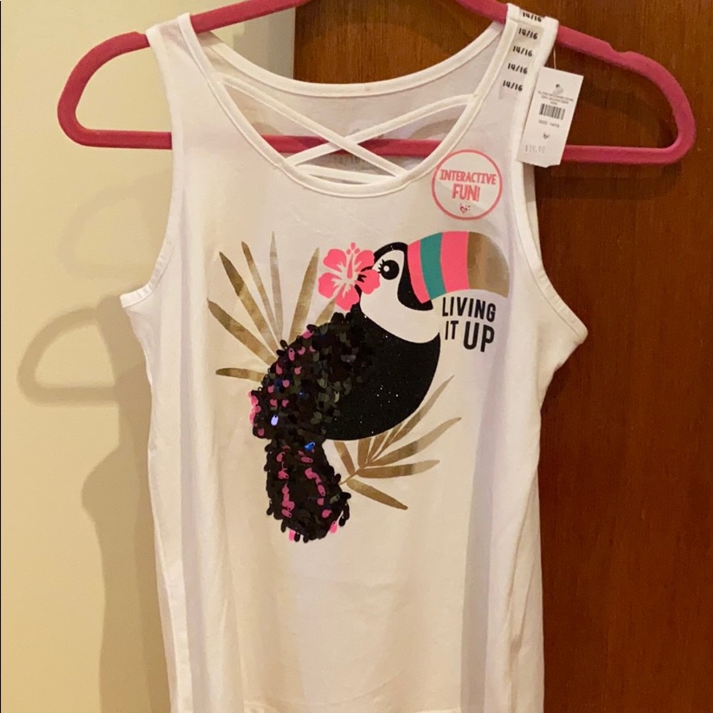 Justice size 14/16 girls shirt NWT